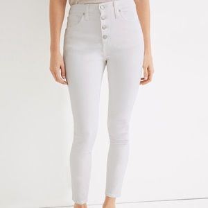 Madewell | 26 curvy cropped high rise skinny jeans